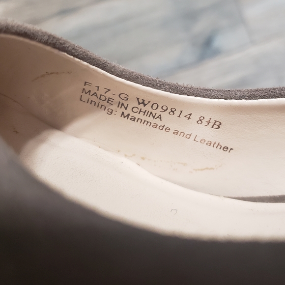 Cole Haan suede chunky heels right 8.5 & left 9 - Picture 2 of 10